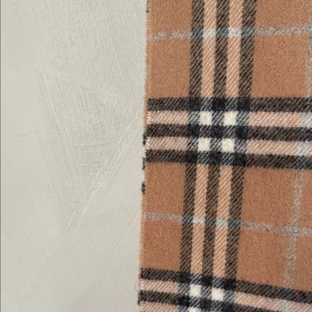 Burberry Plaid Fringe Scarf - Picture 4 of 5